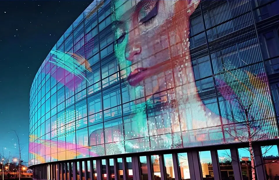 “LED格栅屏:轻薄通透,重新定义户外显示新标准!”(图1) “LED格栅屏:轻薄通透,重新定义户外显示新标准!”(图1)