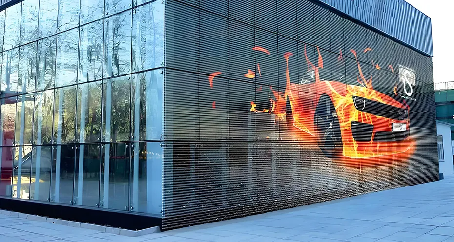 “LED格栅屏:轻薄通透,重新定义户外显示新标准!”(图3) “LED格栅屏:轻薄通透,重新定义户外显示新标准!”(图3)