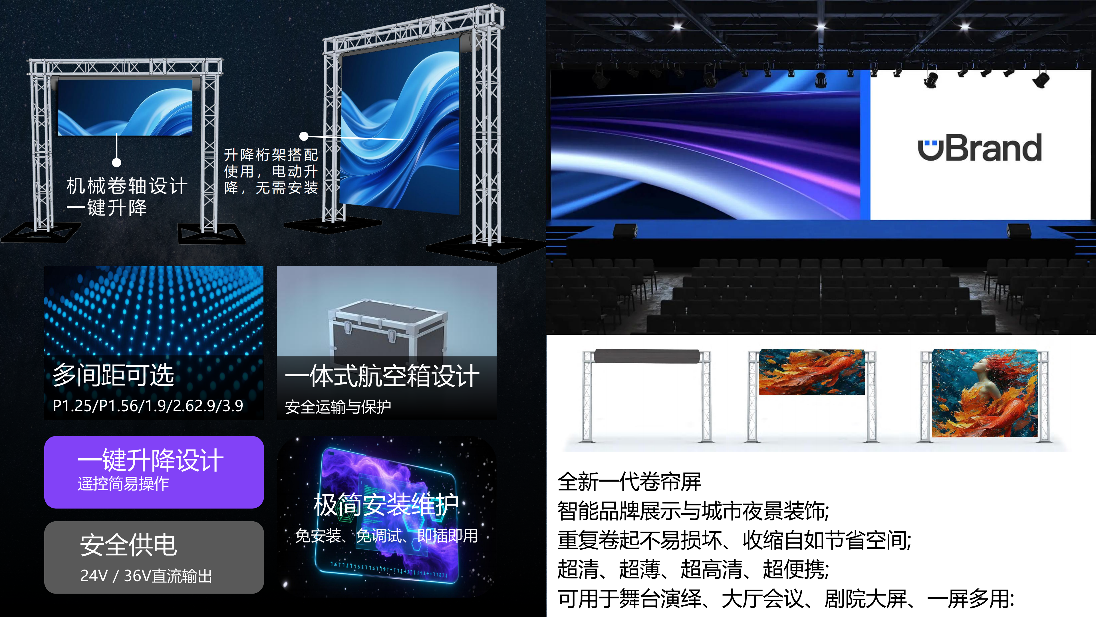LED室内卷帘屏+地砖屏(图3)